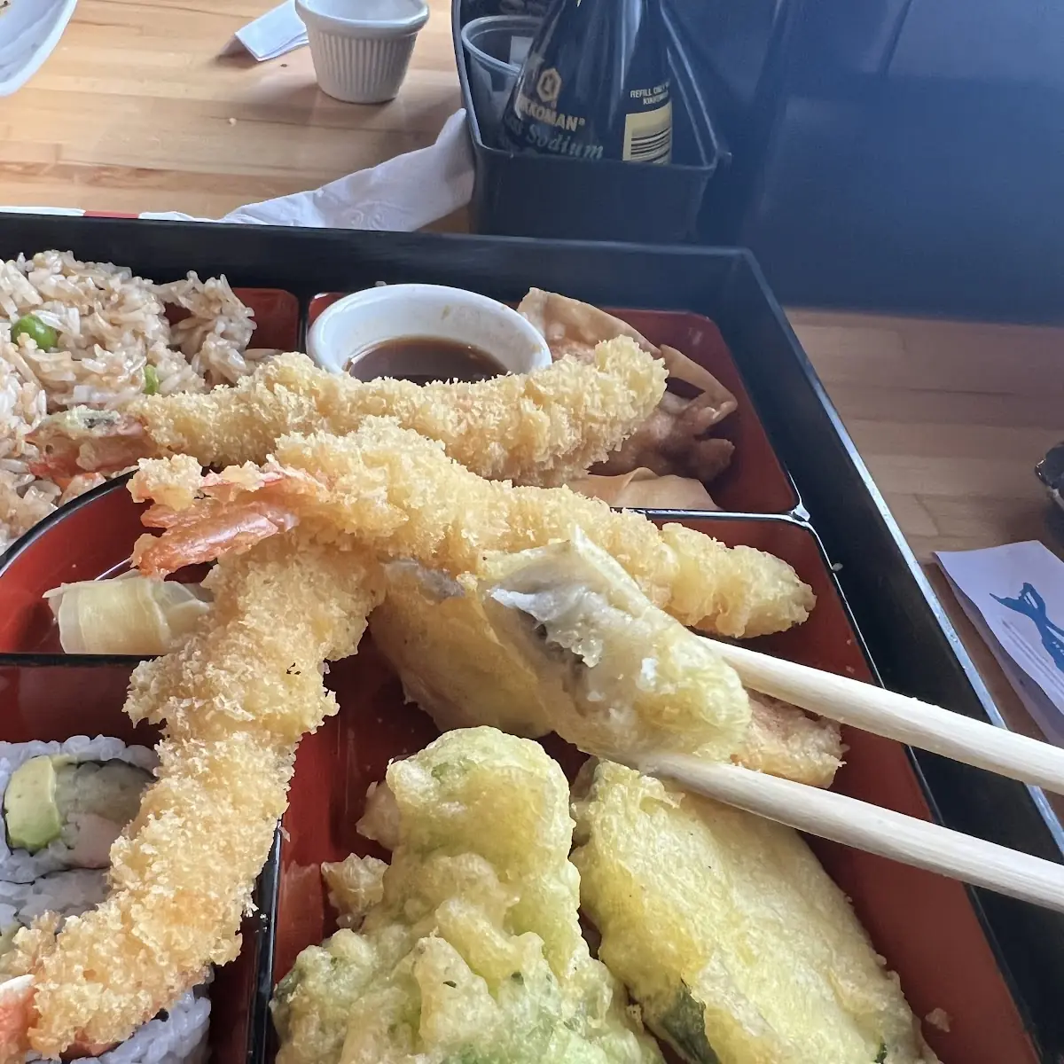 Shrimp Tempura Bento Box