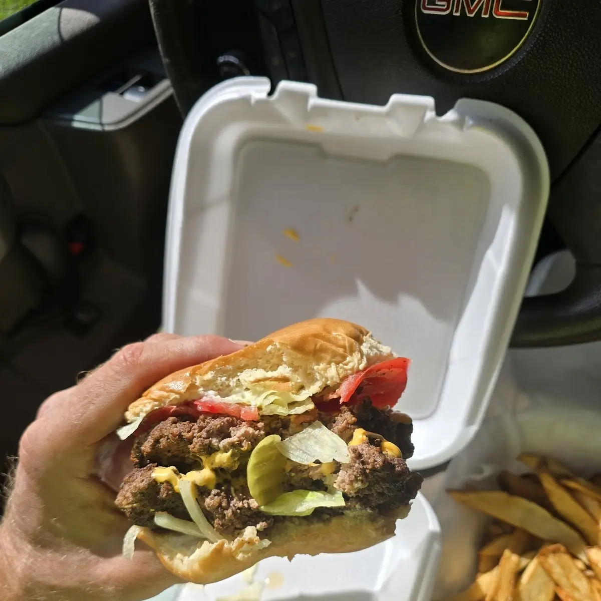 Double Cheeseburger Basket