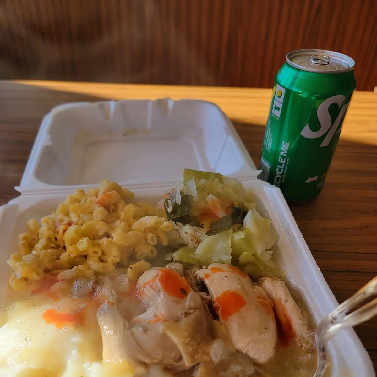 Stew Chicken Mac N Cheese Cabbage Mashed Potatoes