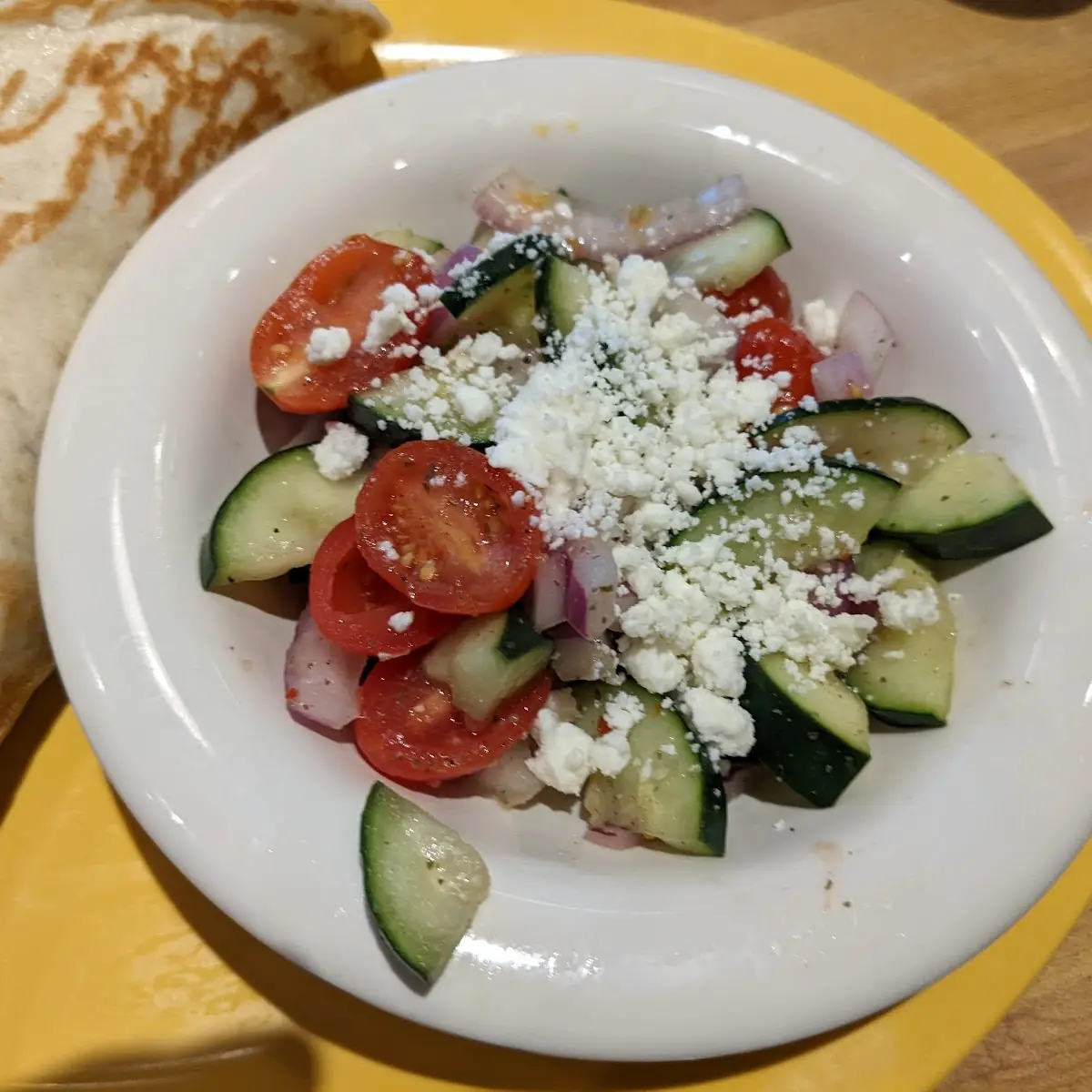 Tomato and Cucumber Salad