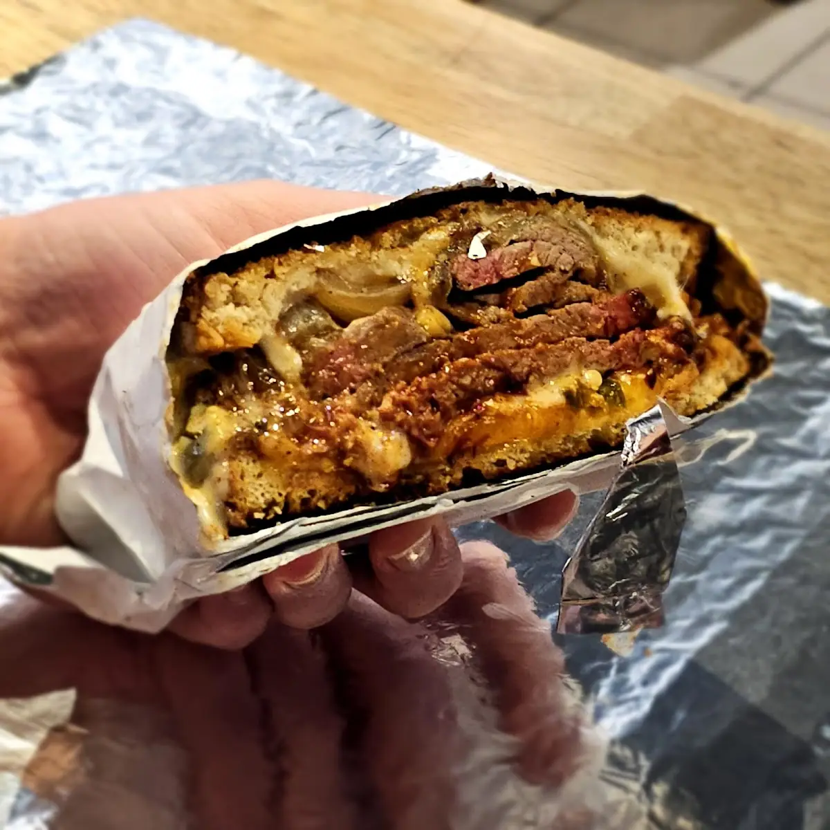 Smoked Beef Grilled Cheese