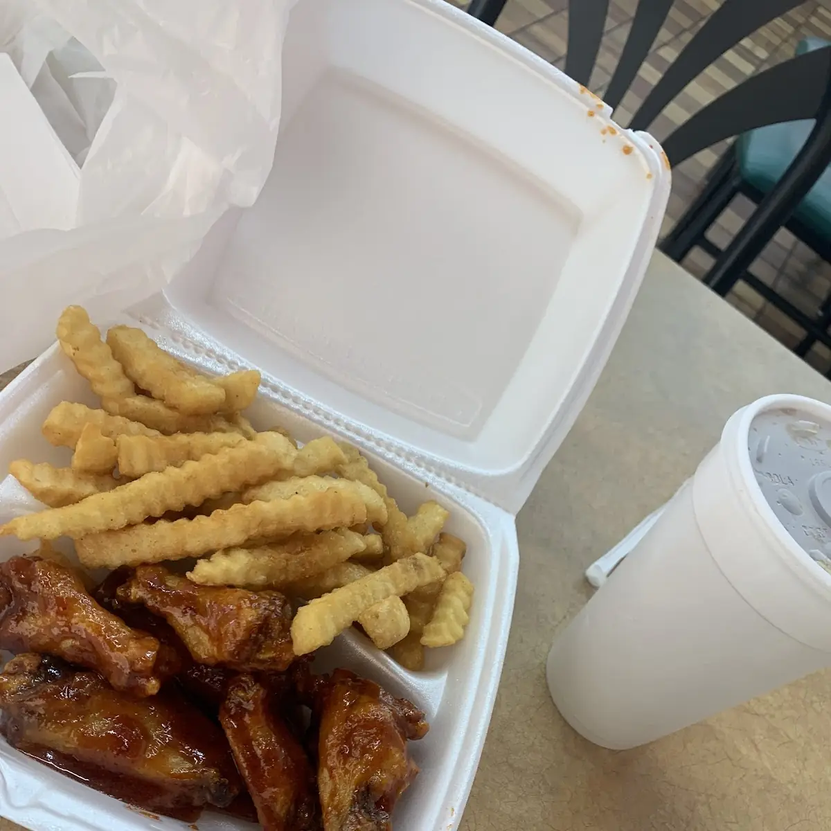 3 6 PC Wing Combo Hot w Lemon Pepper
