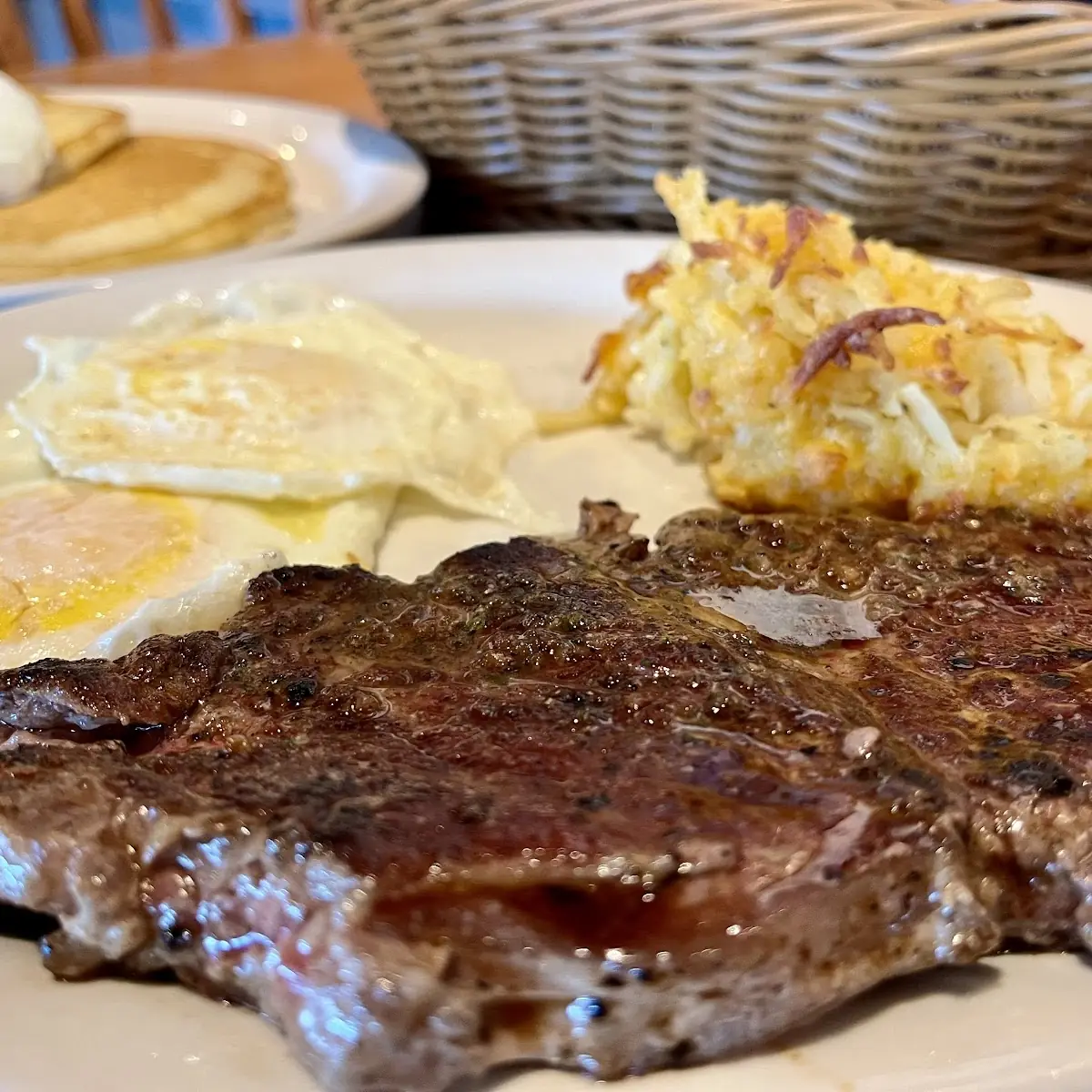 New York Strip Steak & Eggs