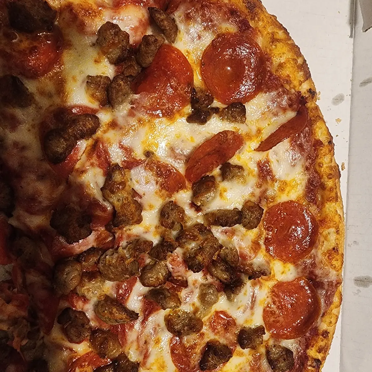 Sausage-N-Pepperoni Pizza