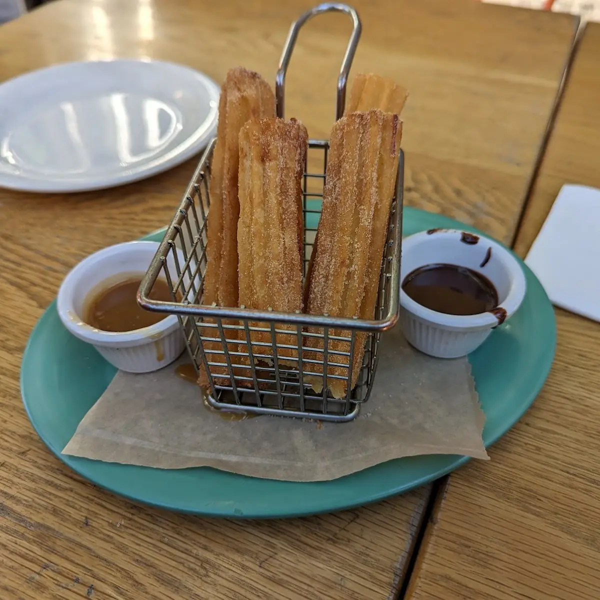 Churros with Chocolate Dipping Sauce