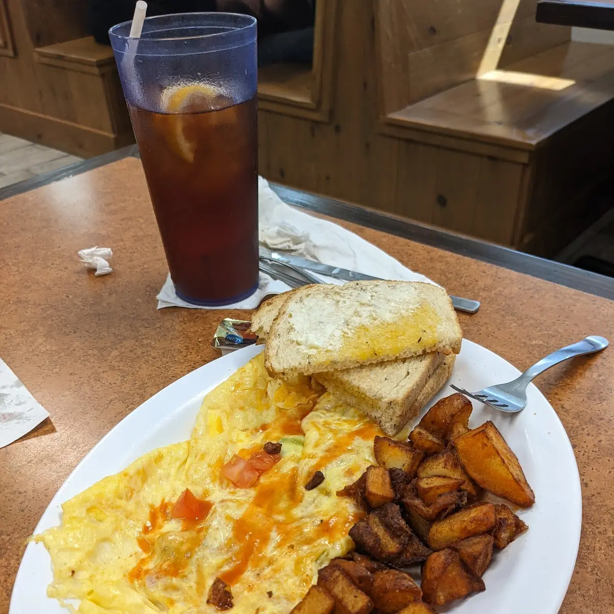 Western Omelet Potatoes