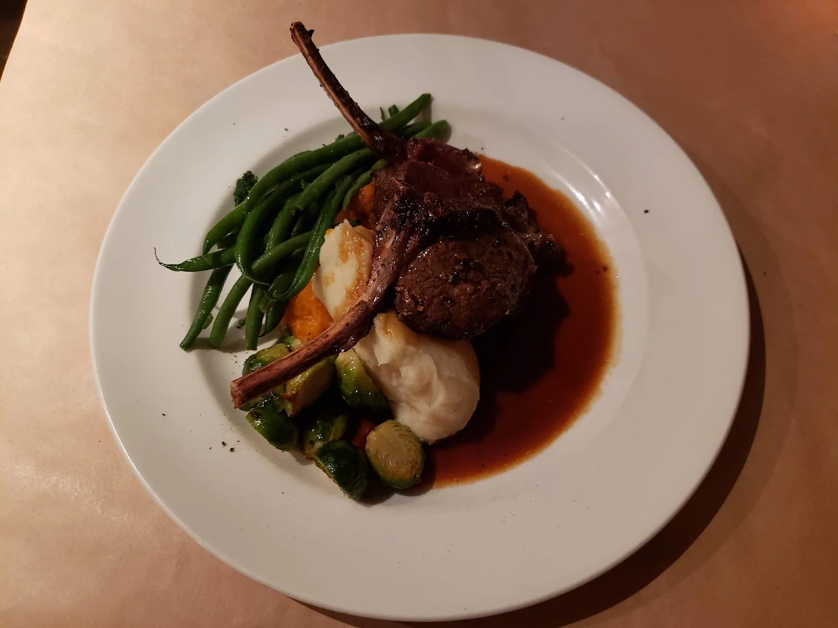Slowly Braised Lamb Shank, Brownes Bistro