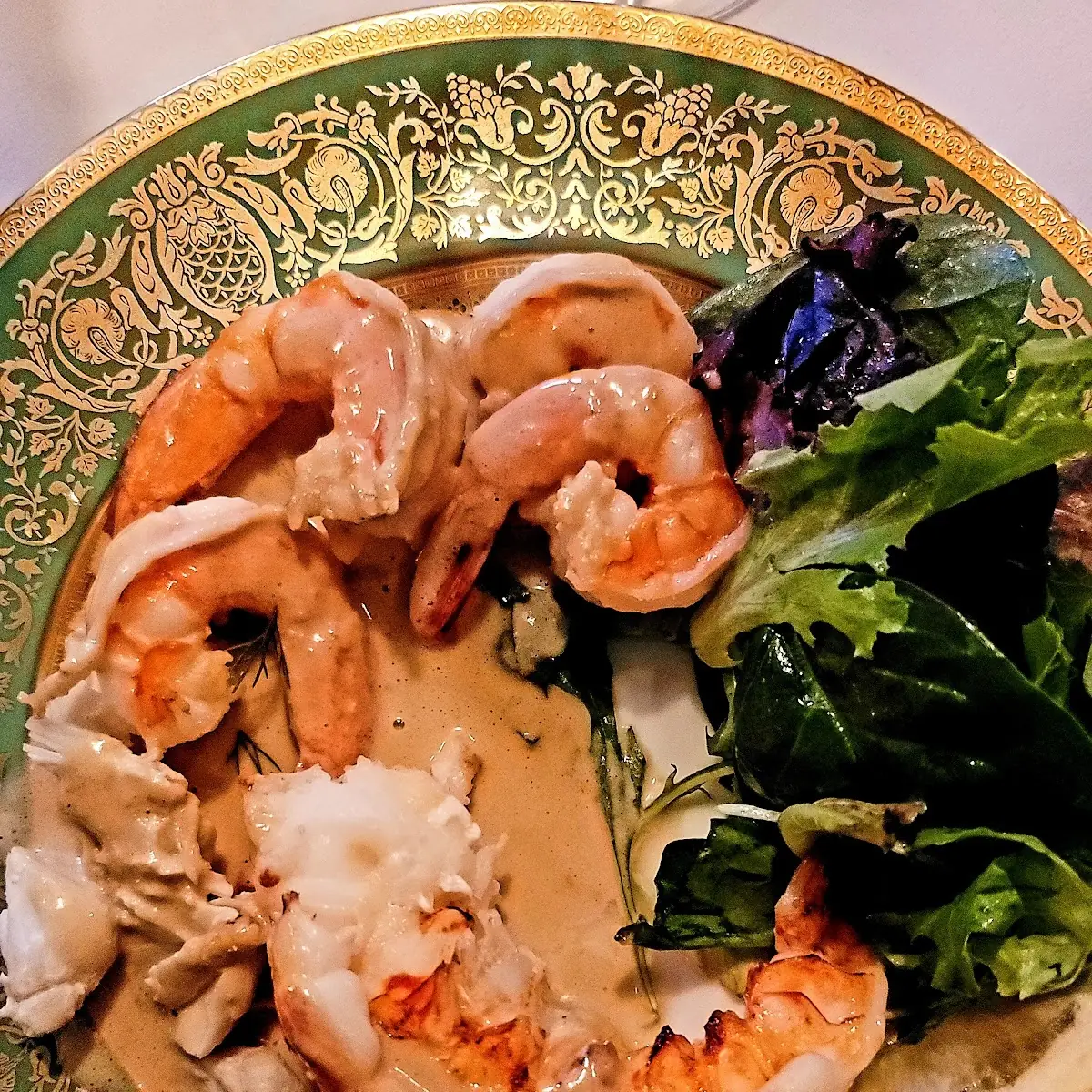 Lobster Tail and Shrimp