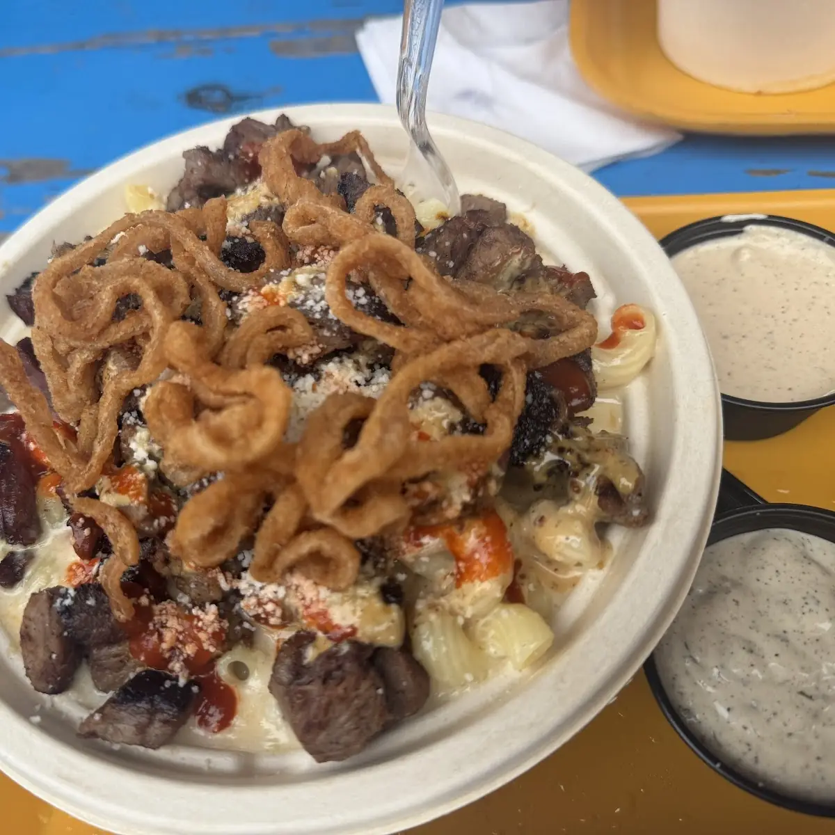 Mac N’ Cheese with Steak