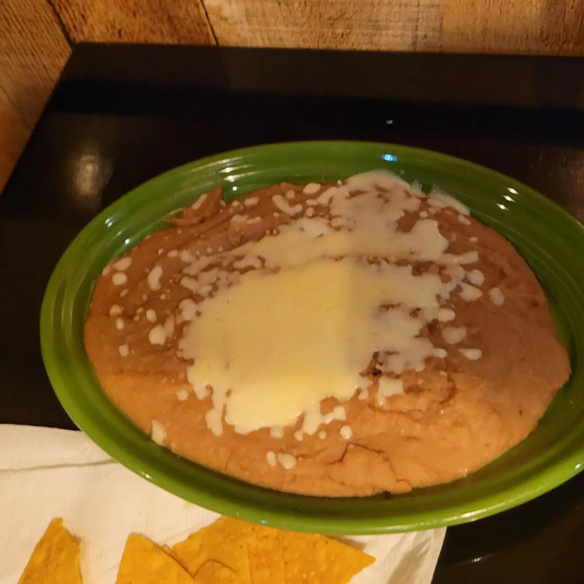 Refried Beans and Cheese