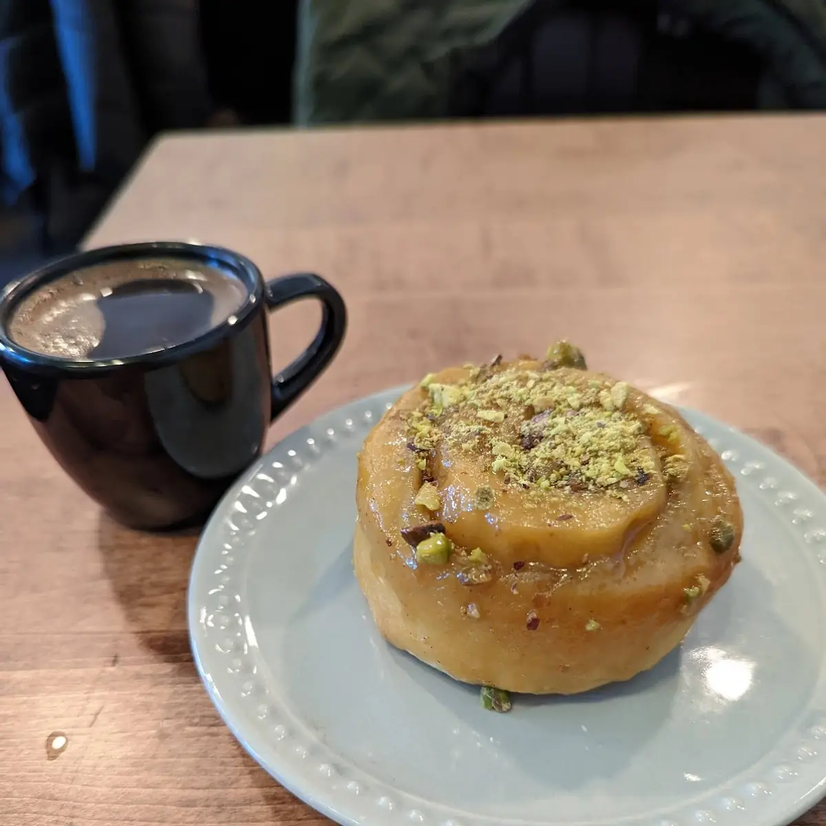 Turkish Coffee Saffron Sticky Bun