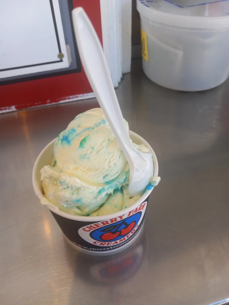 Blue Cake Batter Ice Cream