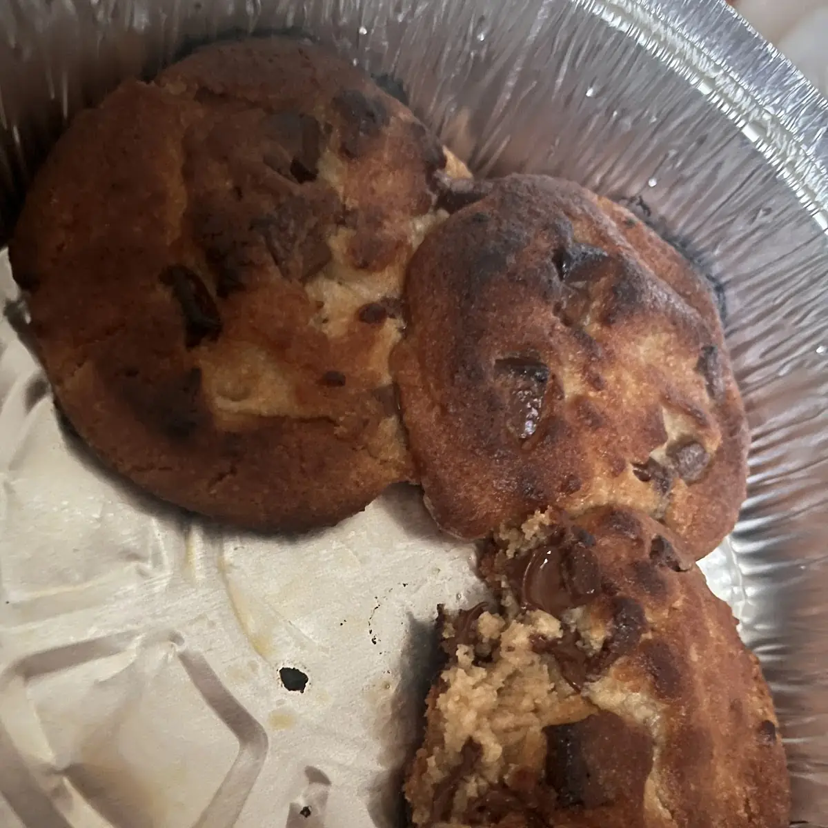 Half Baked Chocolate Chip Cookies