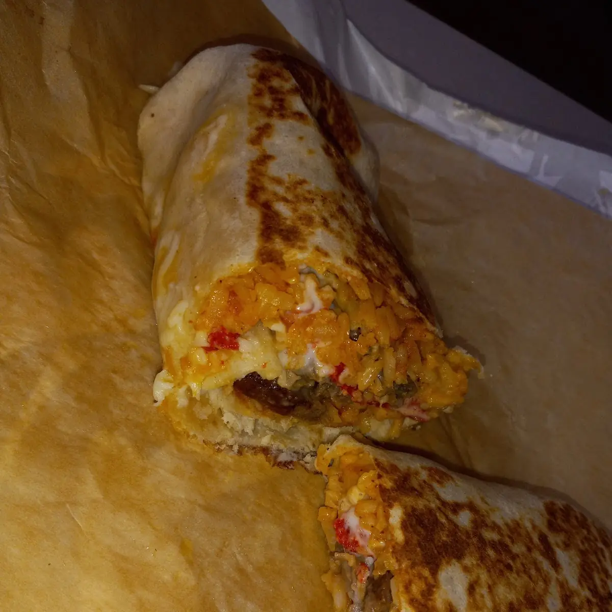 Steak Grilled Cheese Burrito