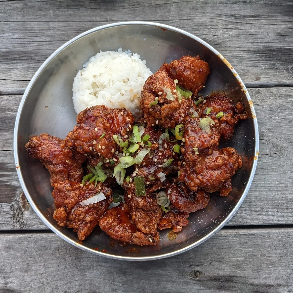 Korean Fried Chicken w Garlic Soy Sauce