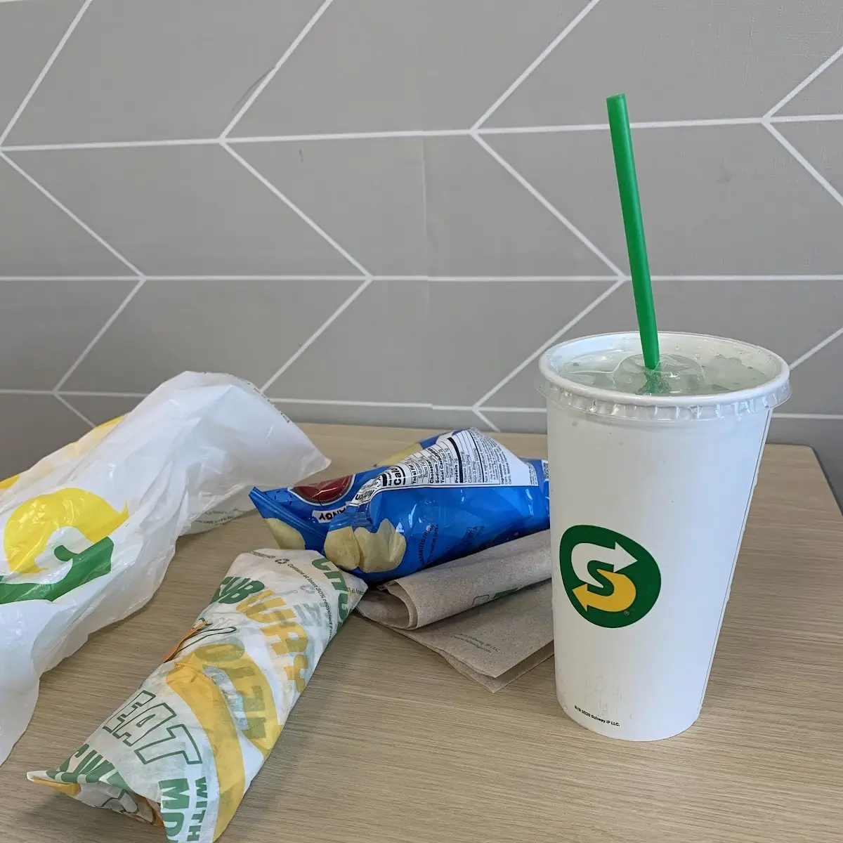 Subway Sandwich & Drink