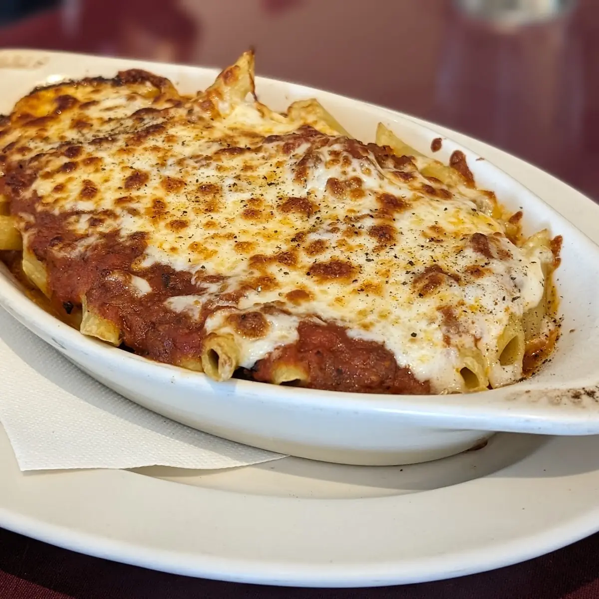 Baked Ziti w Meat Sauce