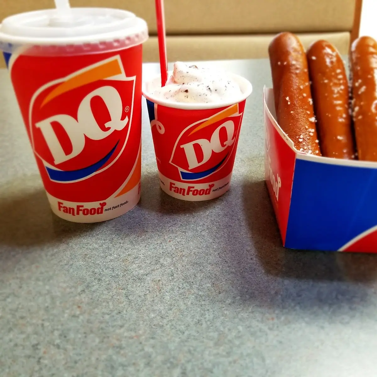 Pretzel Sticks Blizzard Drink