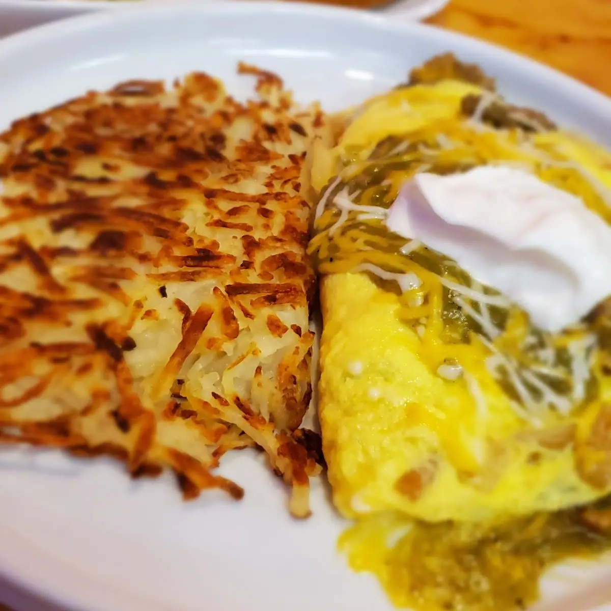Chile Verde Omelet