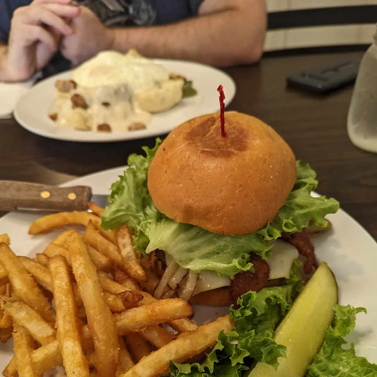 Macho Burger and Fries