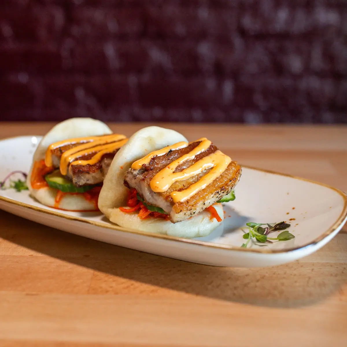 Pork Belly Steamed Buns