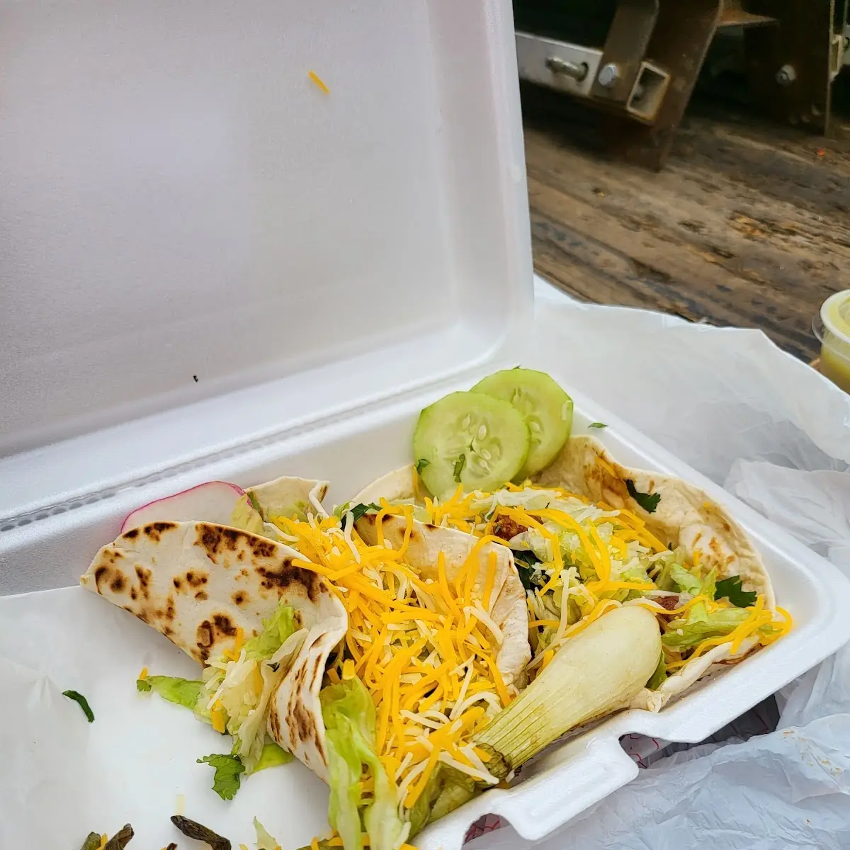 Crispy B B Q Chicken Taco