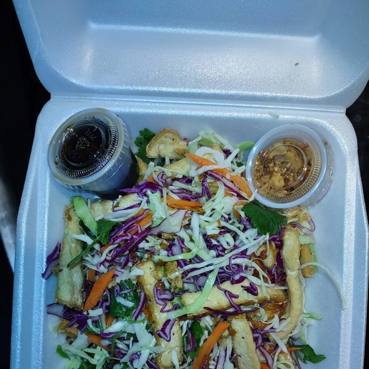 Cabbage Tofu Salad