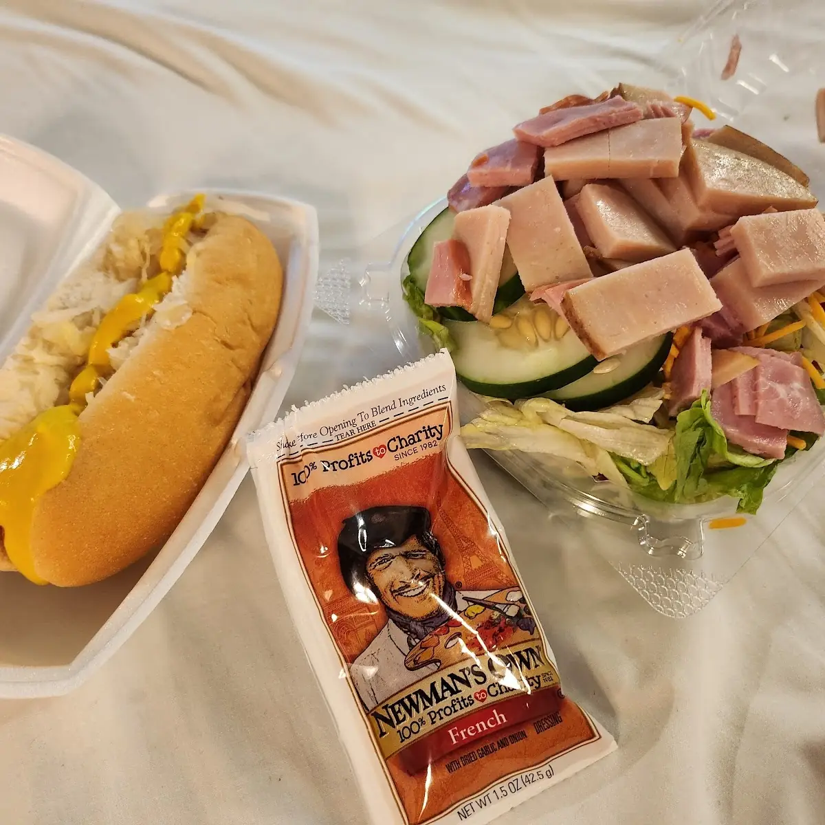 Chef Salad and Krautdog