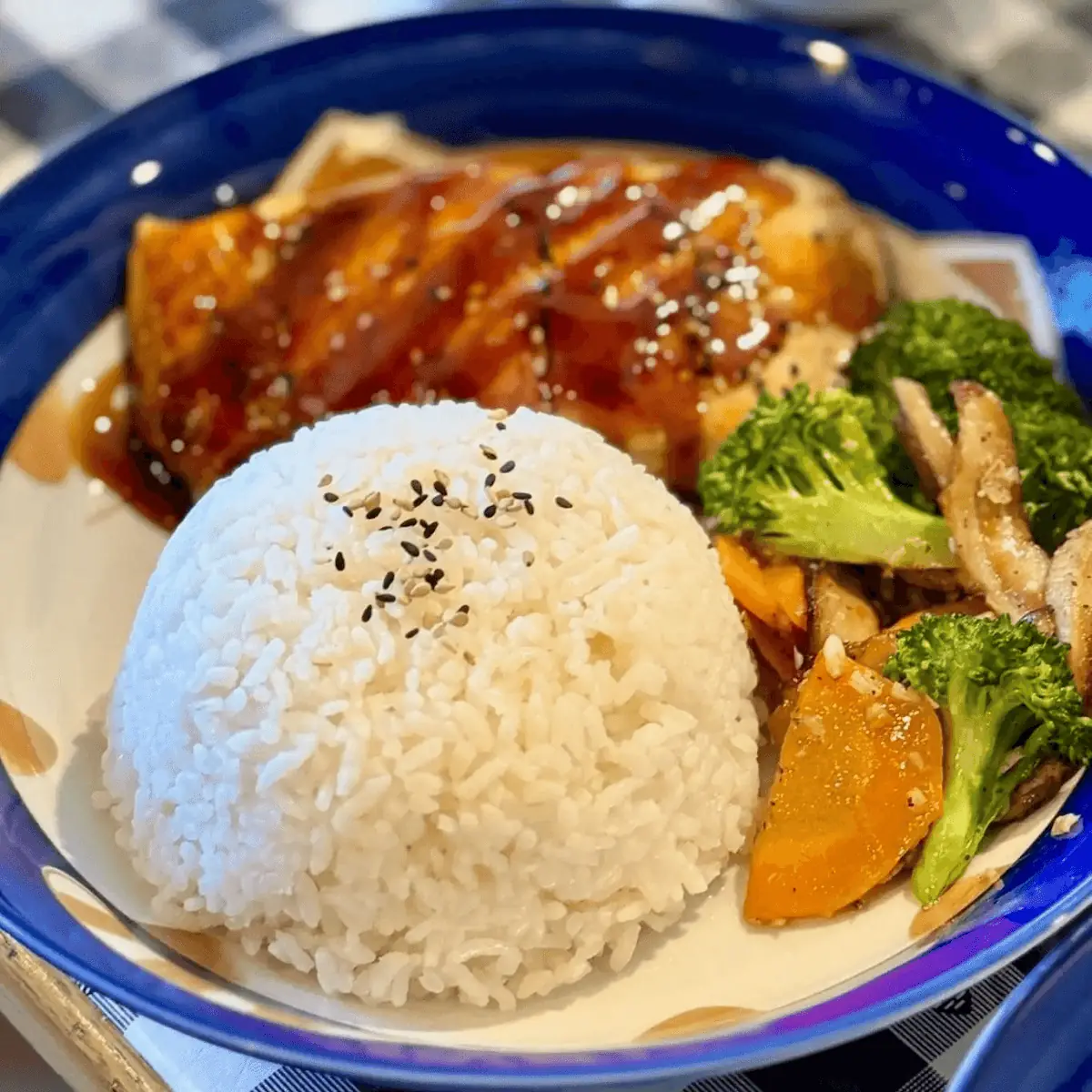 Teriyaki Salmon Don