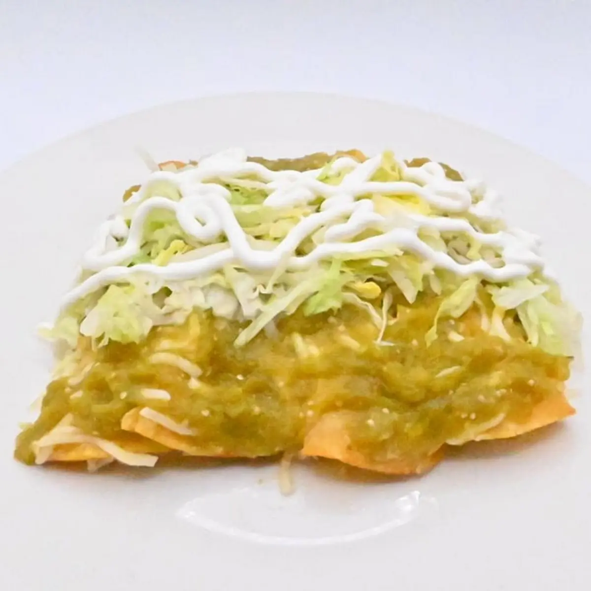 Plato De Enchilada Verde Green Enchilada Plate