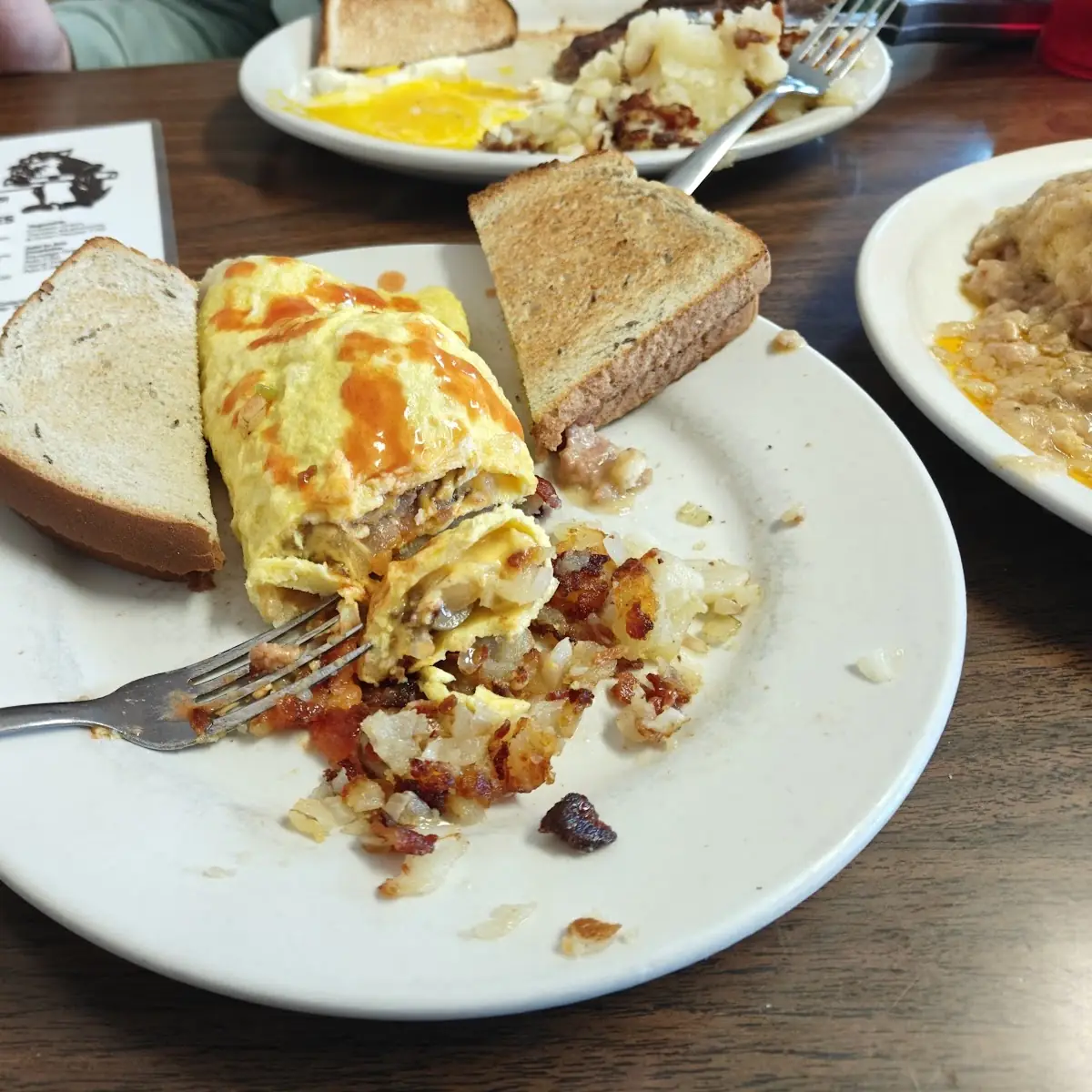 Hash Brown Omelette
