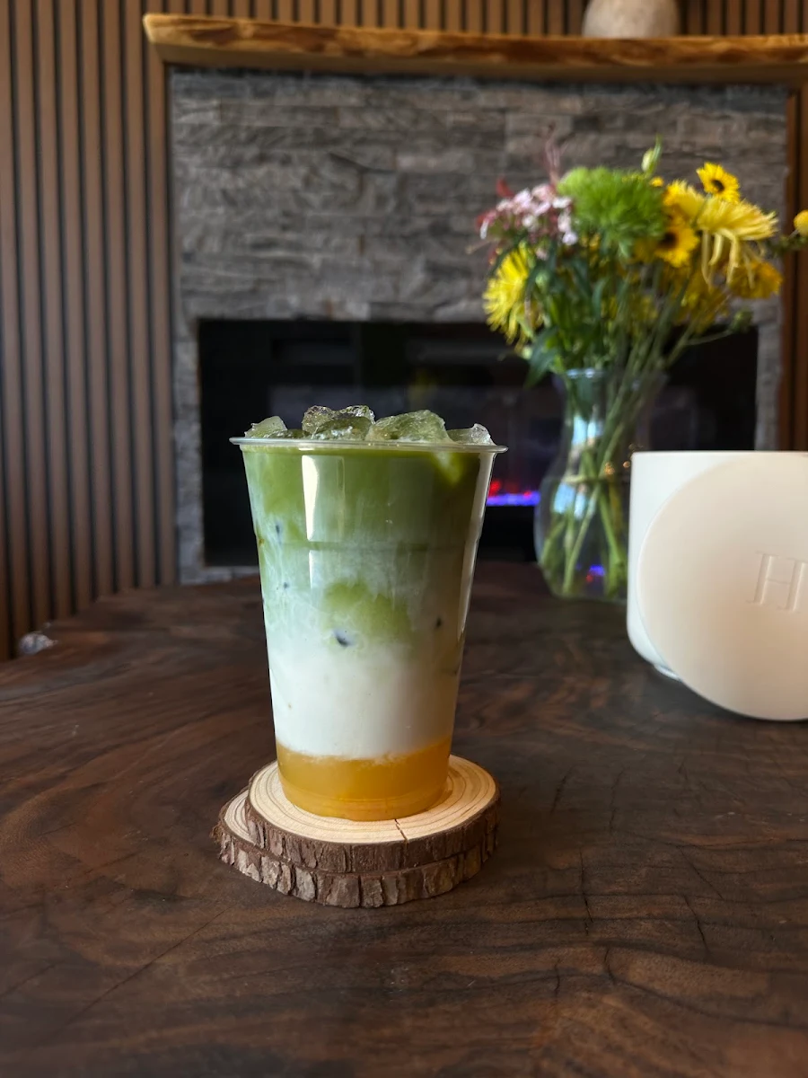 Organic Strawberry Matcha Latte