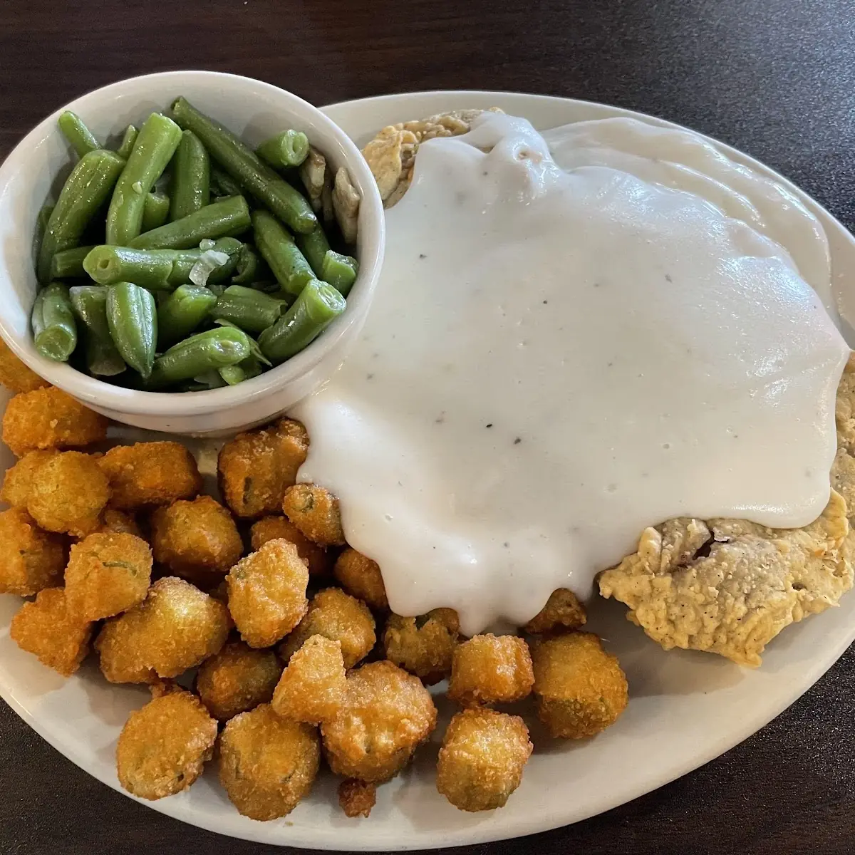 Two Chicken Fried Steak Patties