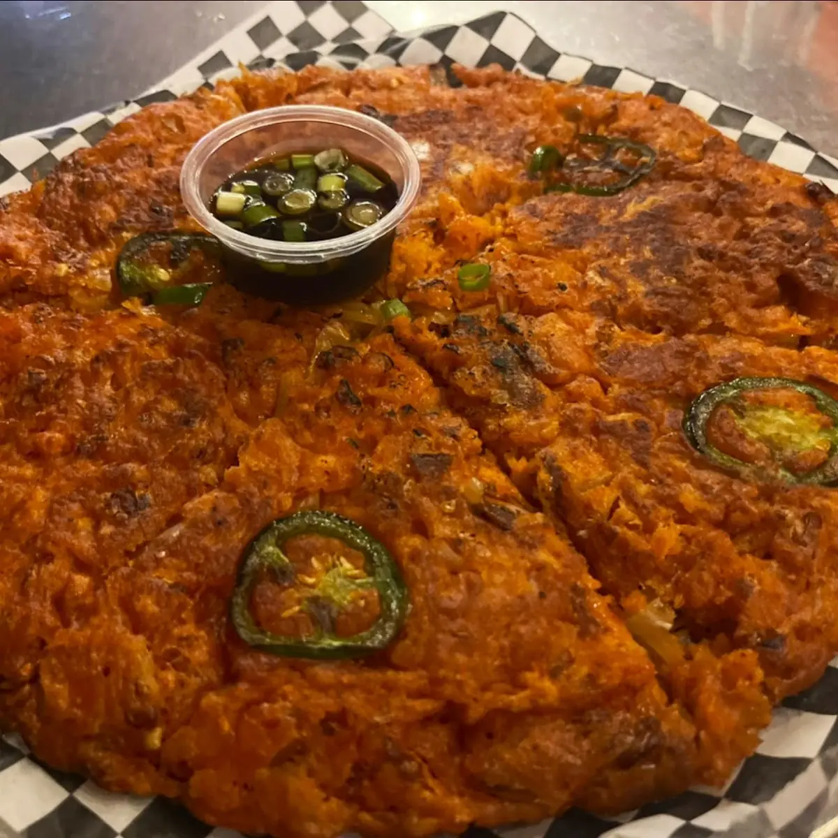Spicy Kimchi Pancake