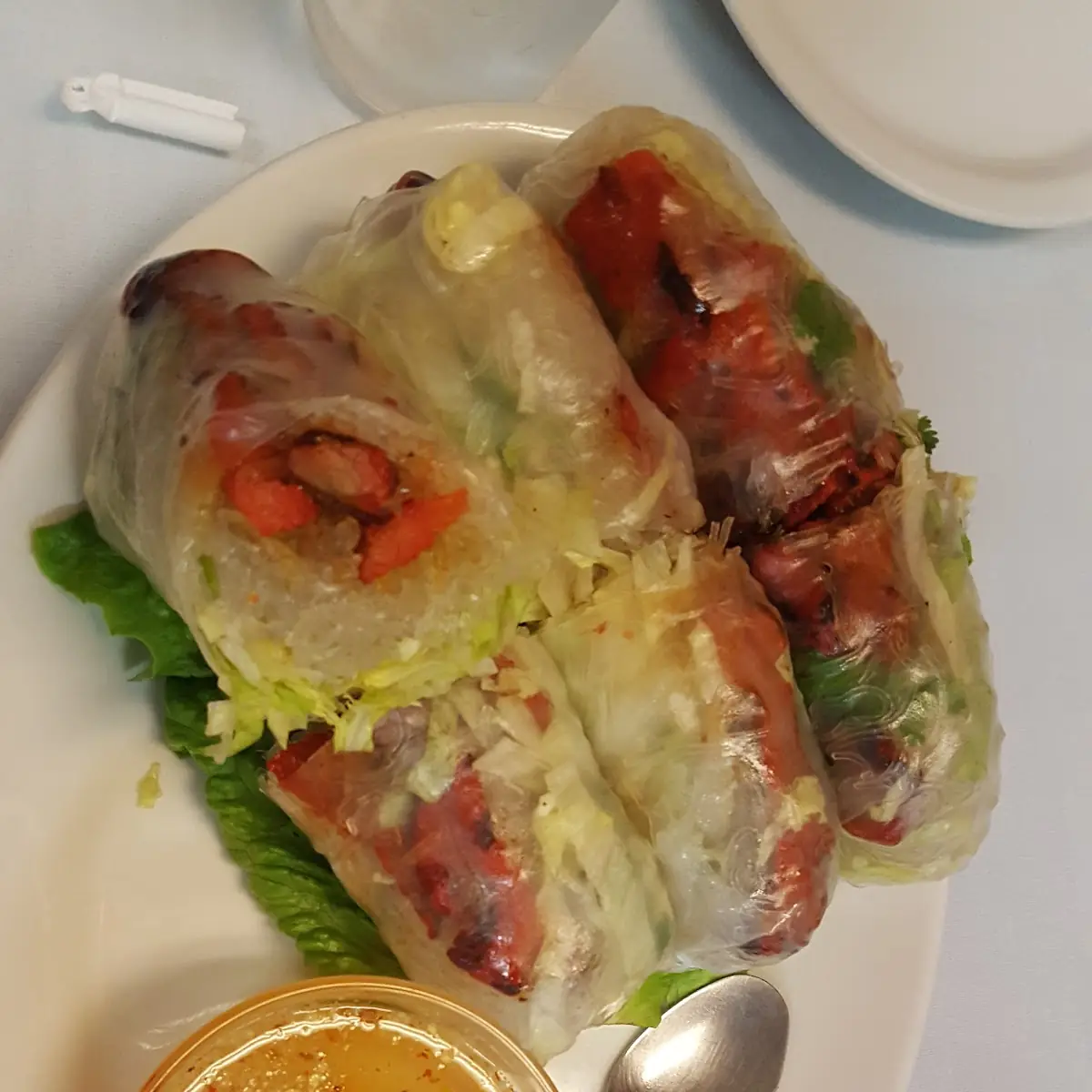 Barbeque Pork Spring Rolls