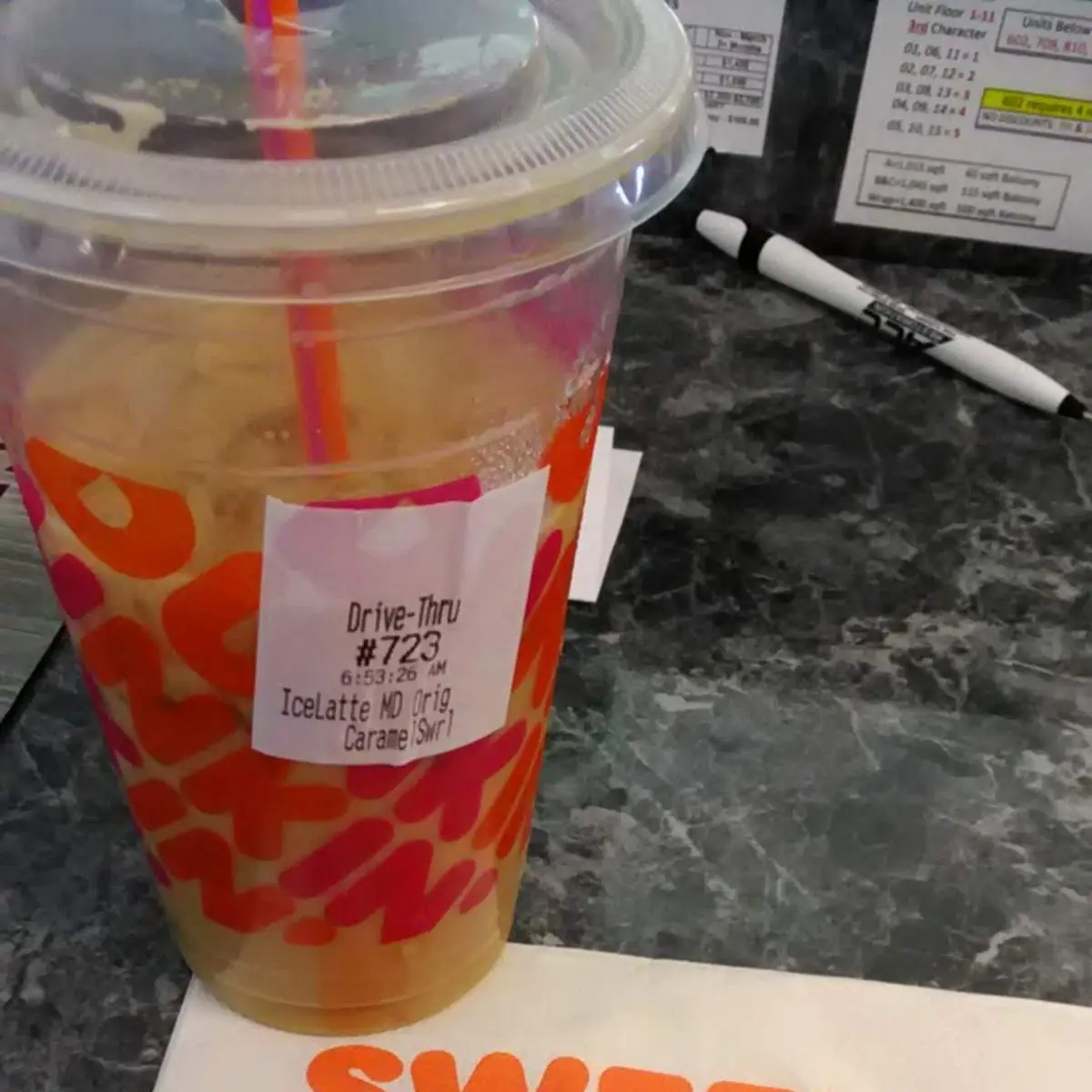 Iced Caramel Latte