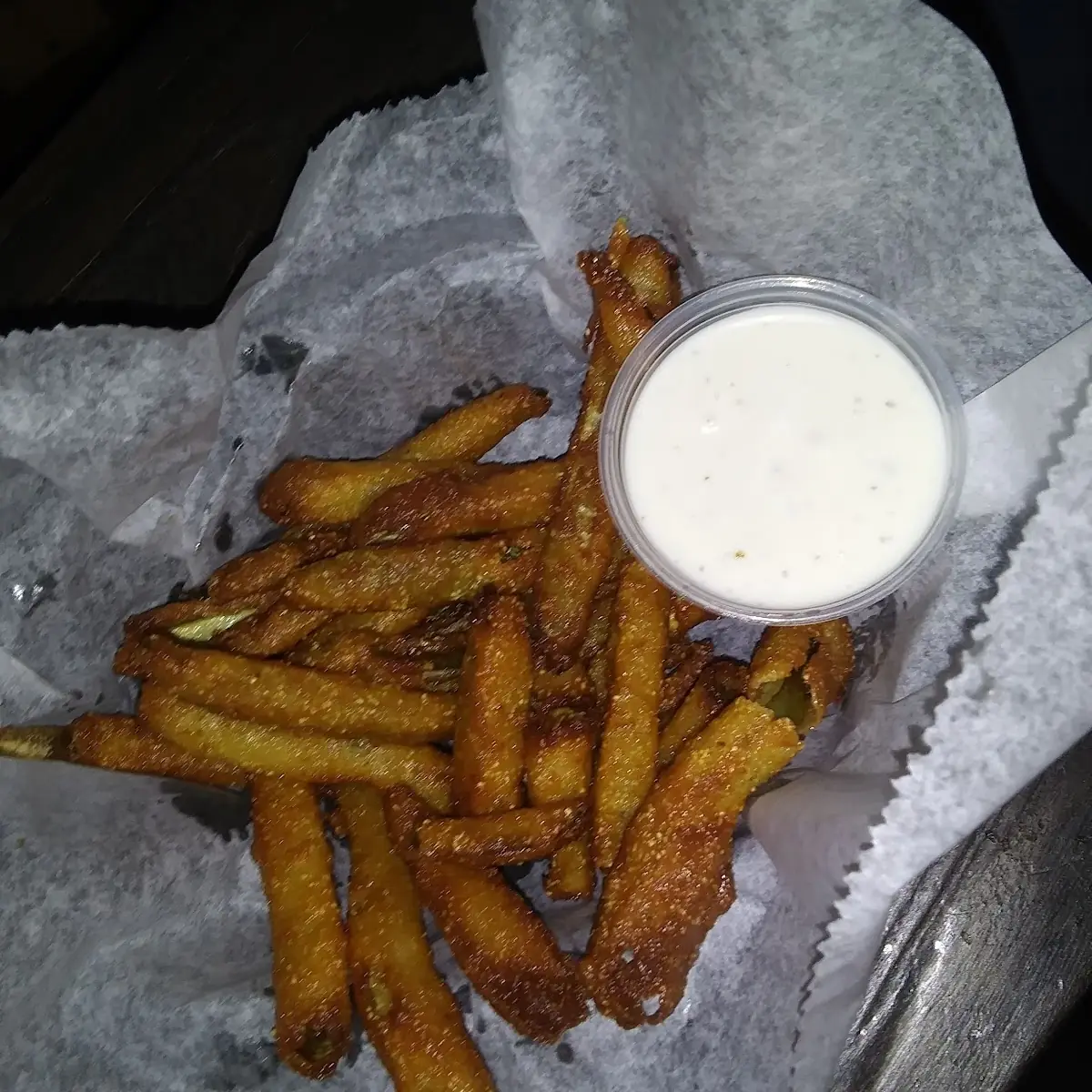 Spicy Pickle Fries