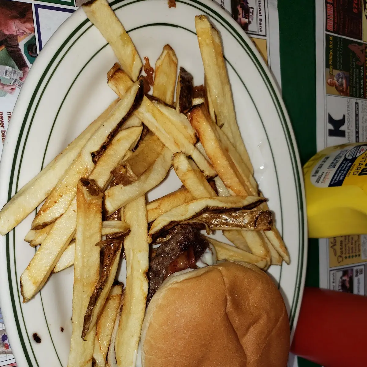Burger and Fries