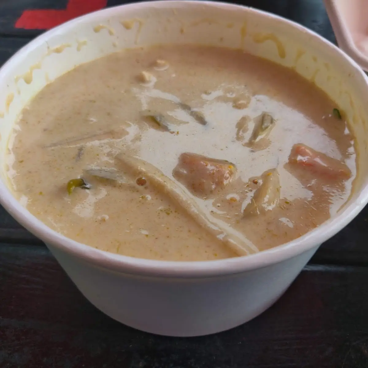 Green Curry with Rice and Beans
