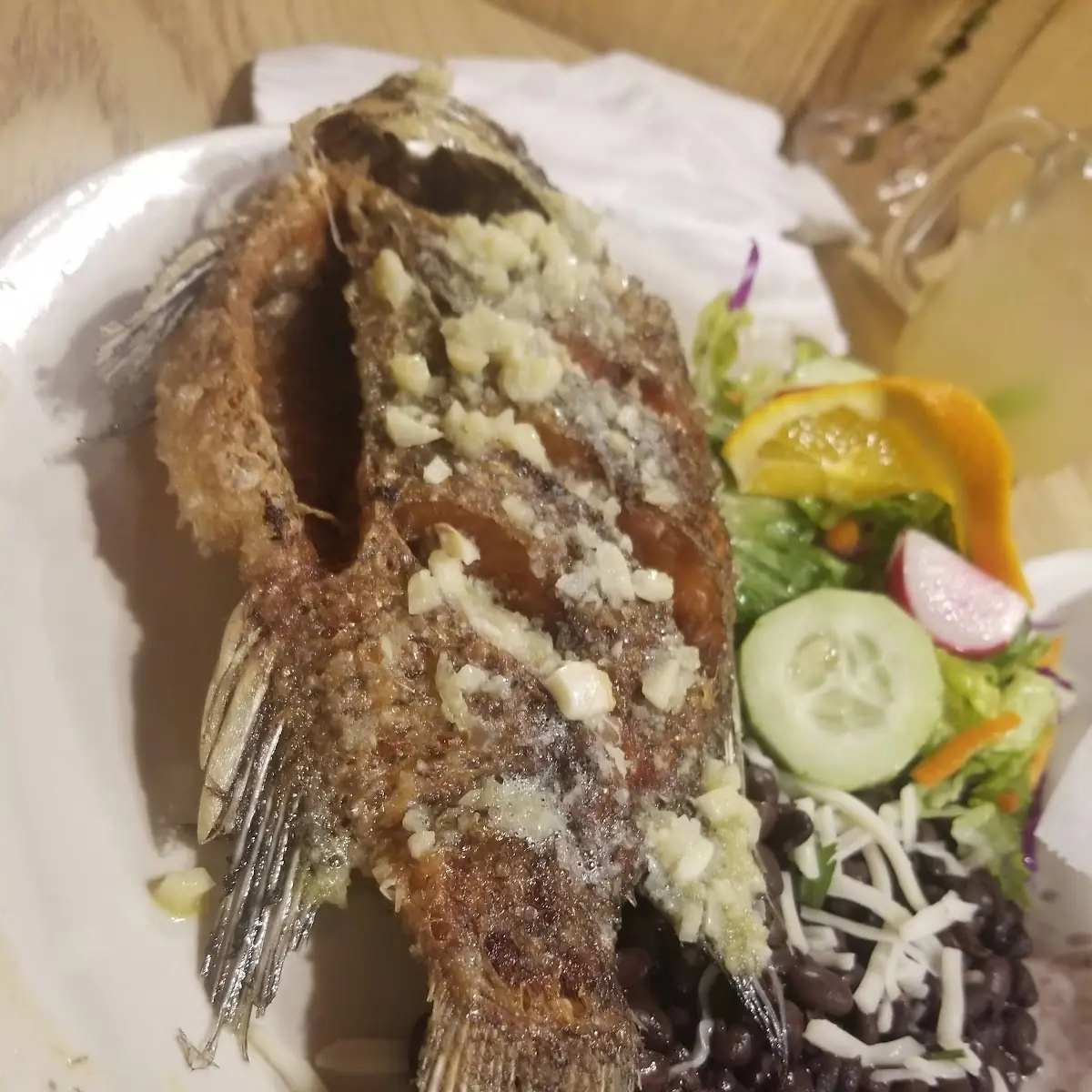 Mojarra No Salsa Fried Fish No Salsa