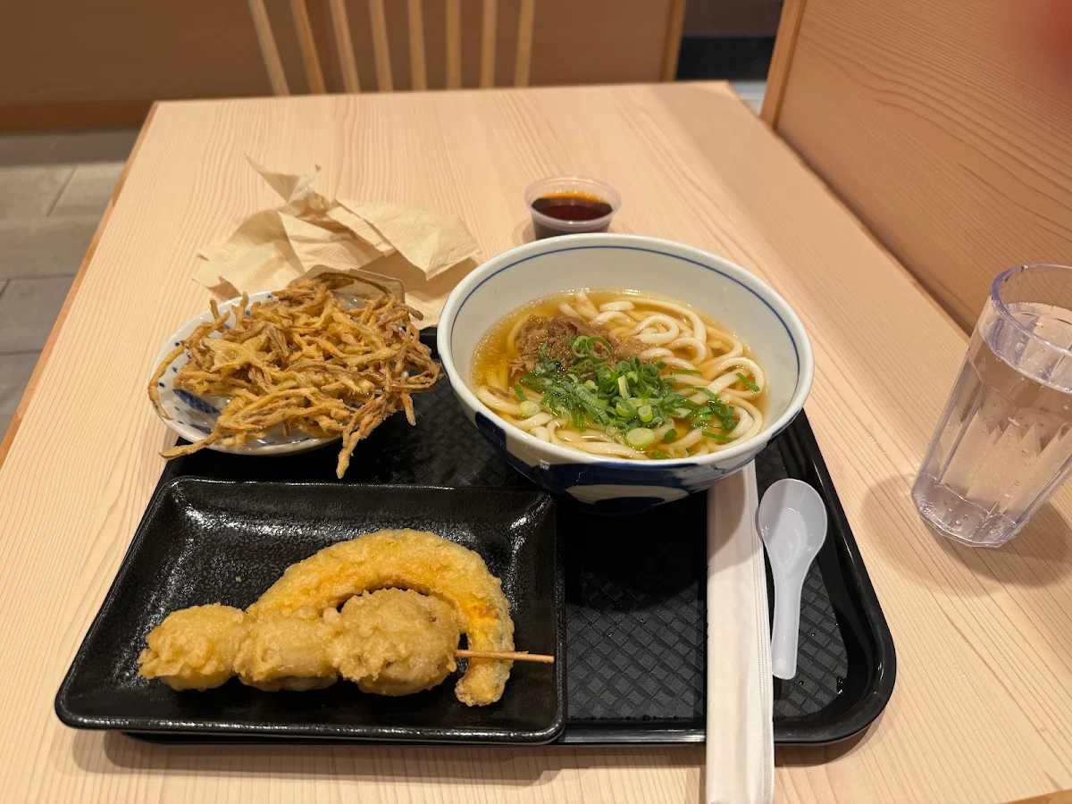 Beef Udon and Tempura Set