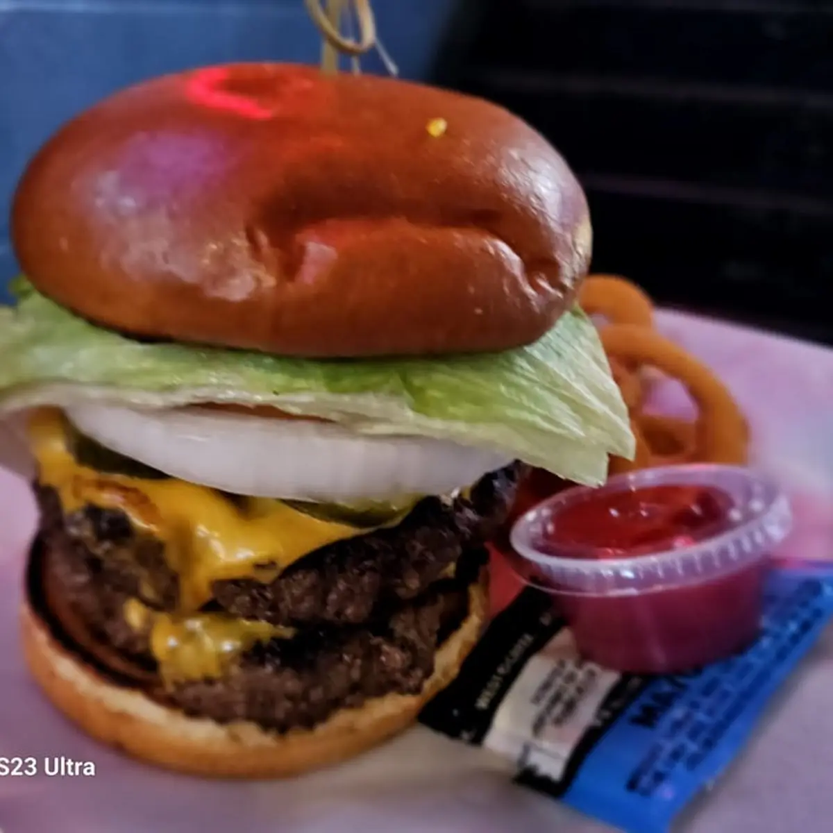 Corner Bar Cheese Burger
