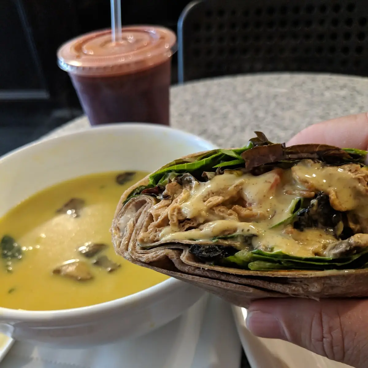 Vegan Cheese Steak Wrap