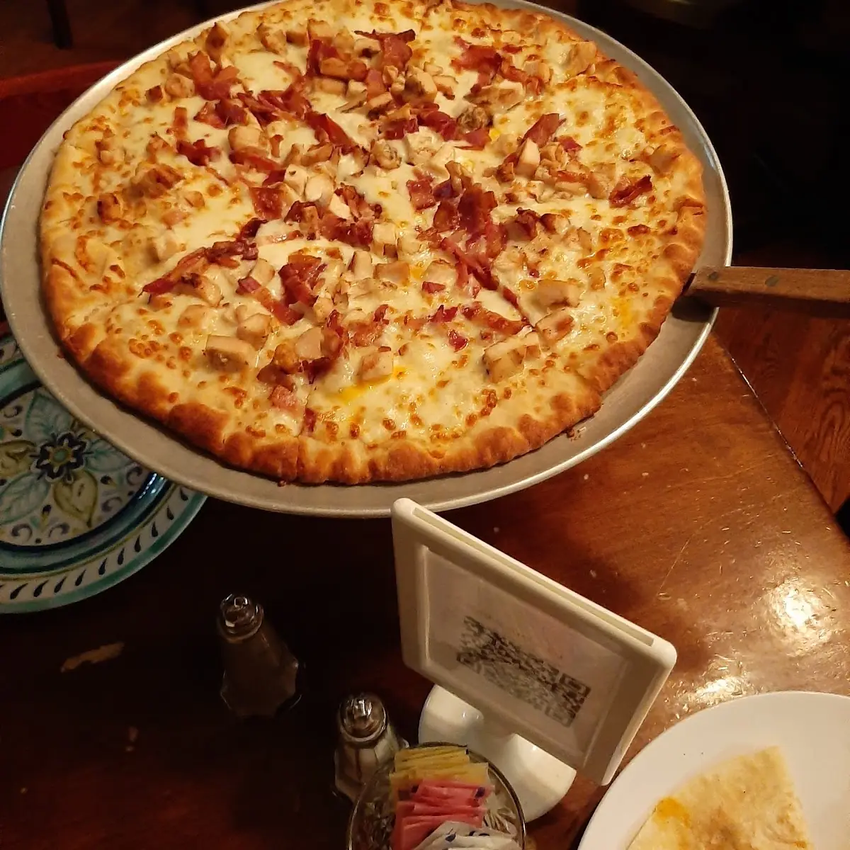 Chicken Bacon White Pizza