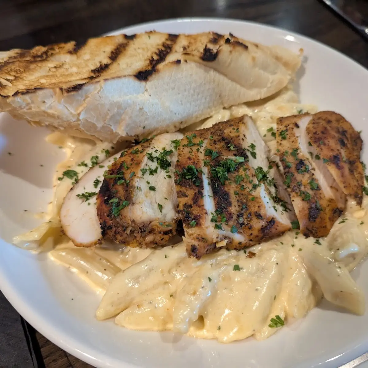 Blackened Chicken Alfredo