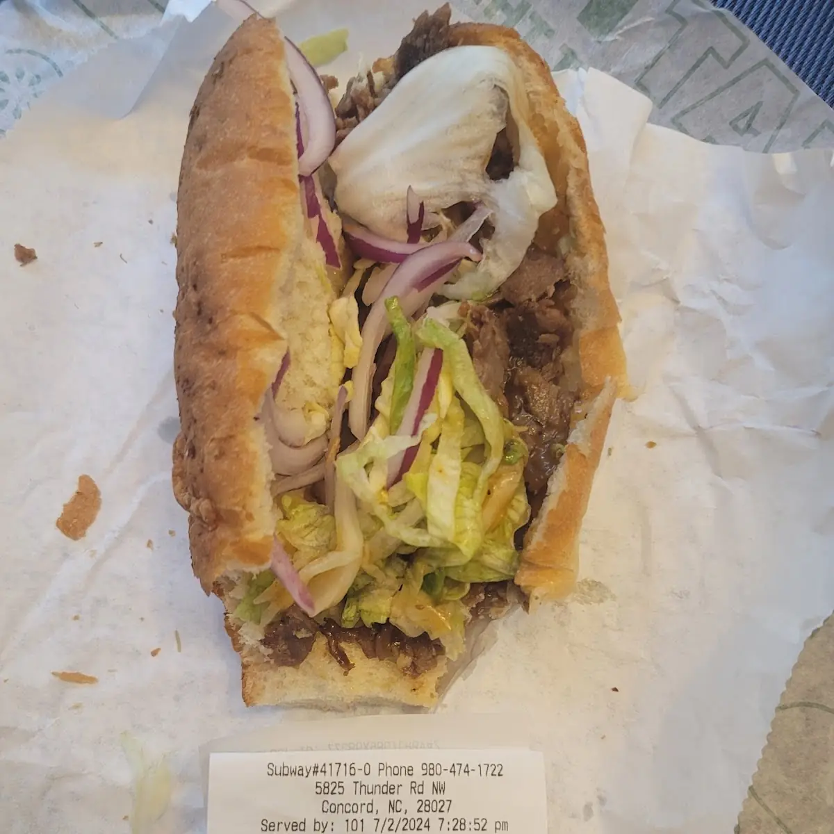 Subway Philly Cheesesteak