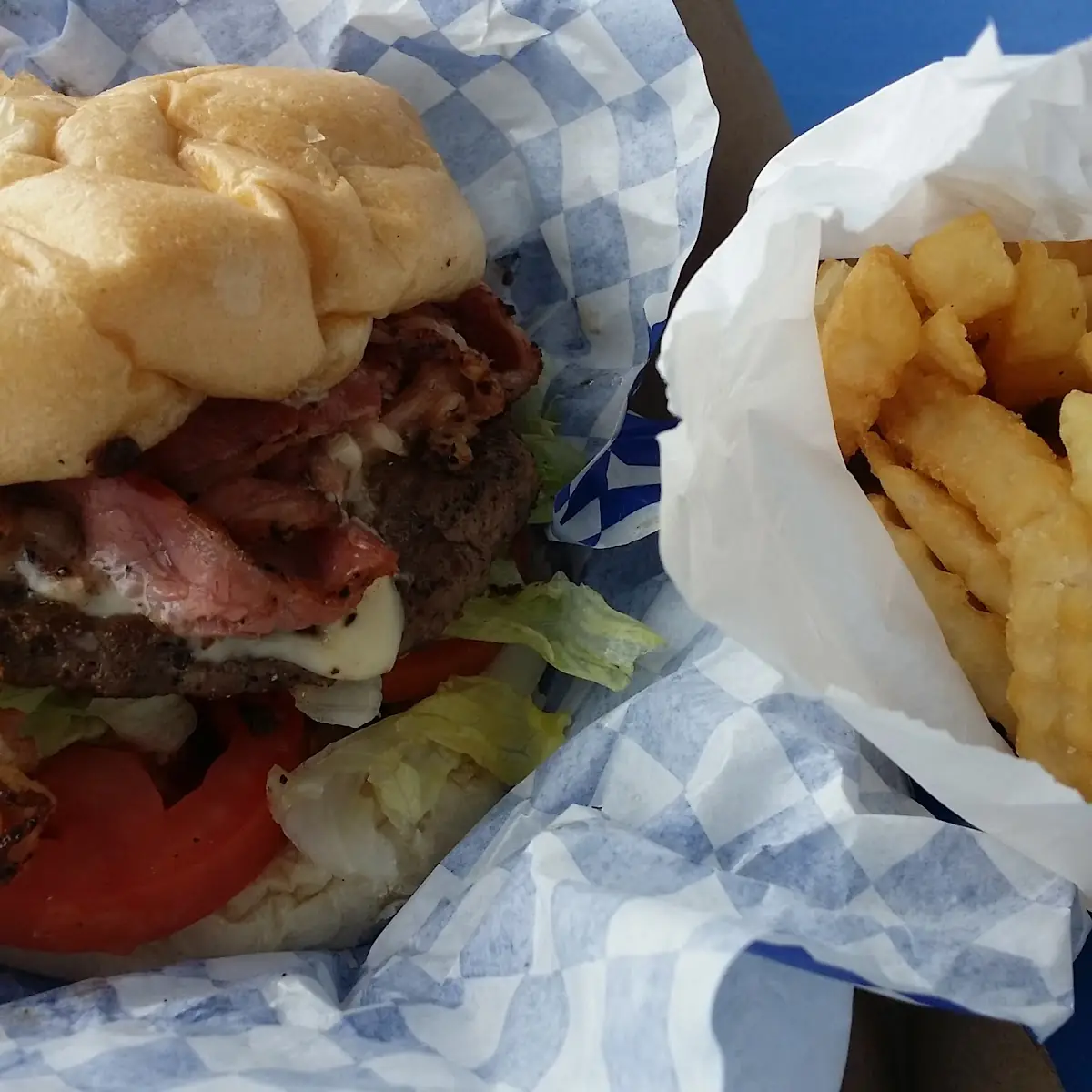 Pastrami Burger Combo
