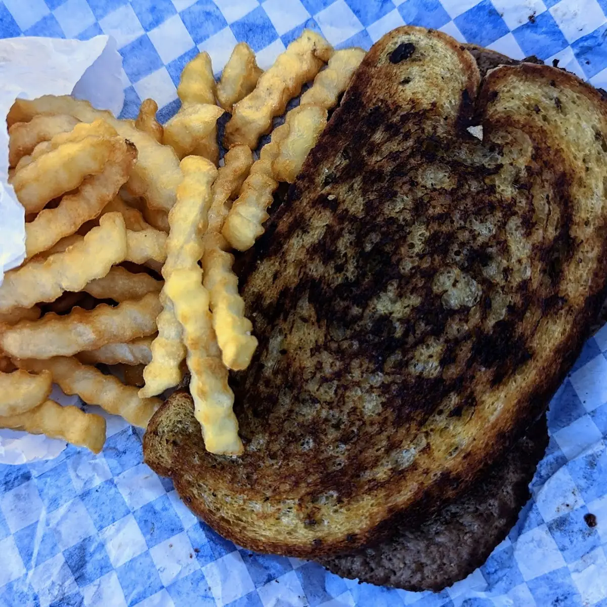 Patty Melt & Fries