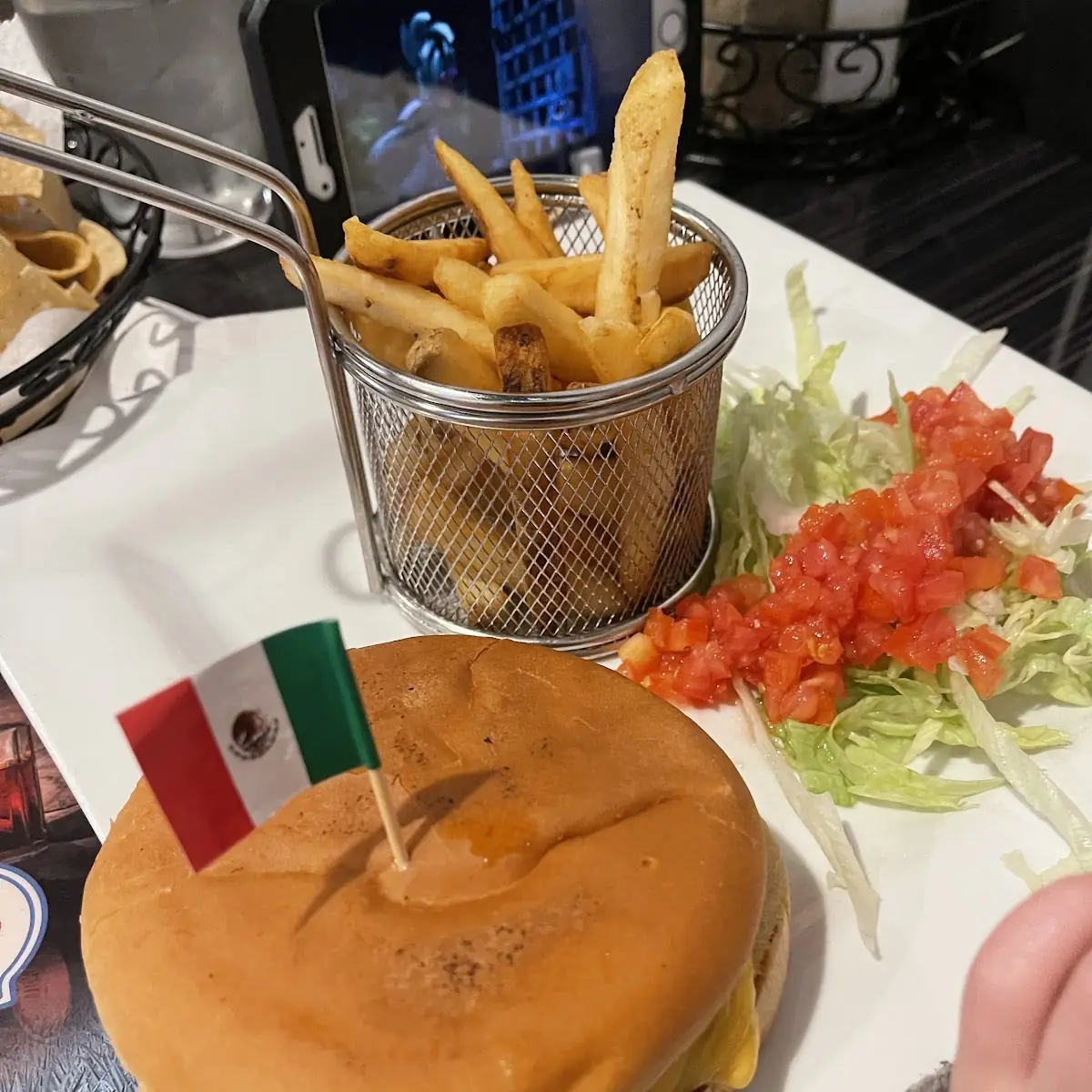 Kids Cheeseburger and Fries