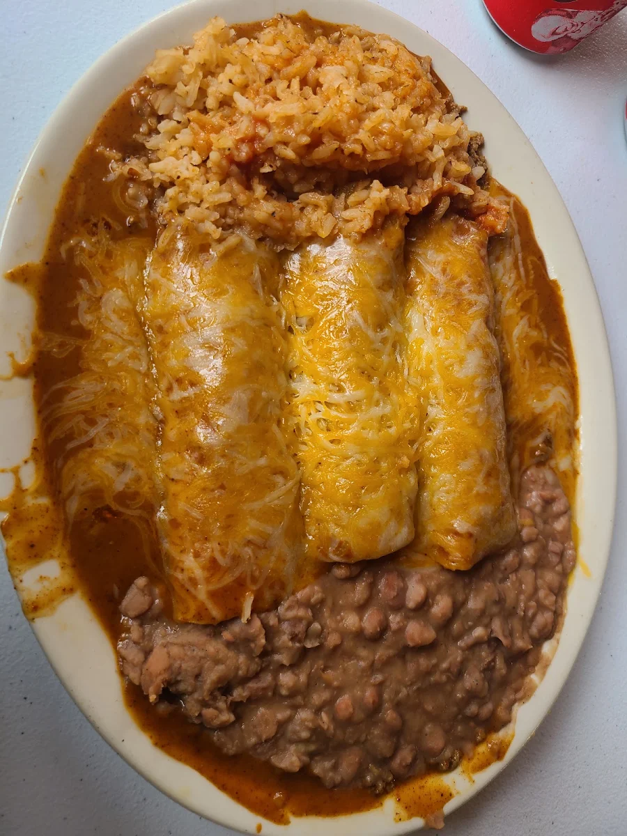 Beef Enchilada Plate